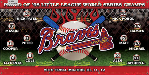 Braves, 6'x3' - 626