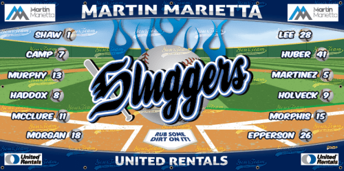 Sluggers, 8'x4' - 1335