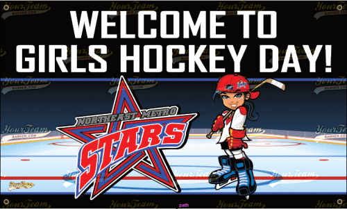 Girls Hockey League Banner - 025