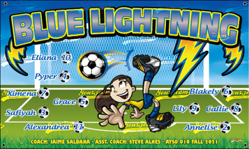 Lightning, Blue - 881