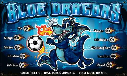 Dragons, Blue - 521