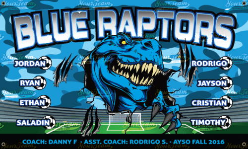 Raptors, Blue - 1166
