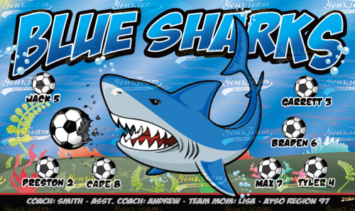 Sharks, Blue - 1282