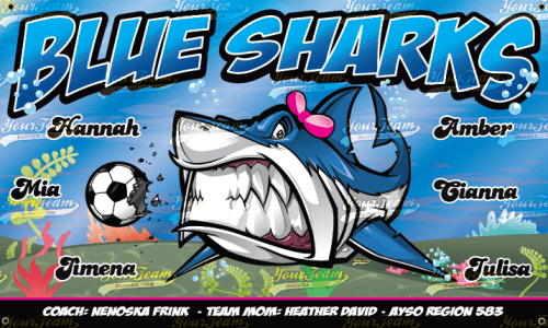 Sharks, Blue - 1281