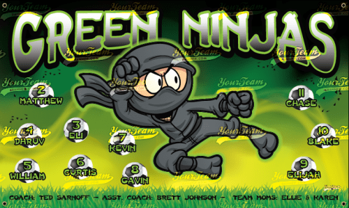 Ninjas, Green - 934