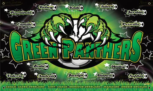 Panthers, Green - 1015