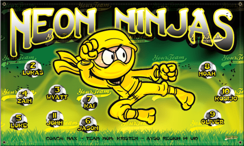Ninjas, Neon - 938