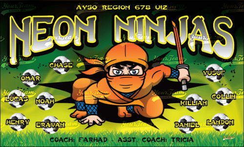 Ninjas, Neon - 937