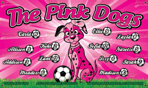 Dogs, Pink - 485