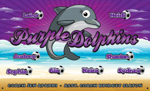 Dolphins, Purple - 498