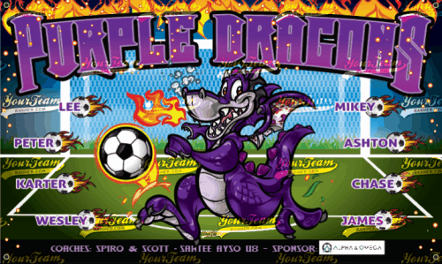 Dragons, Purple - 529