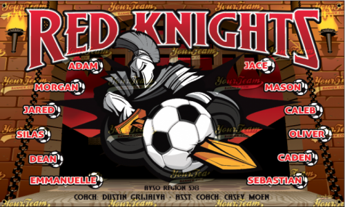 Knights, Red - 822