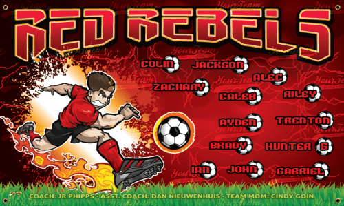 Rebels, Red - 1200