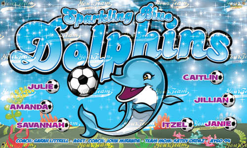 Dolphins, Sparkling Blue - 499
