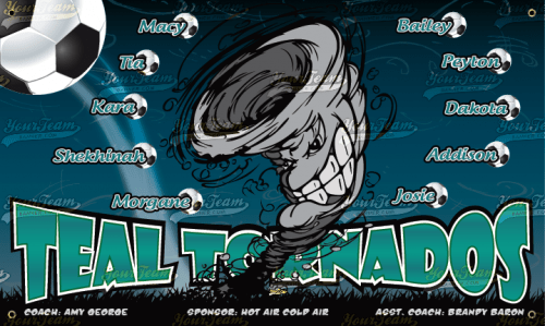 Tornados, Teal - 1506