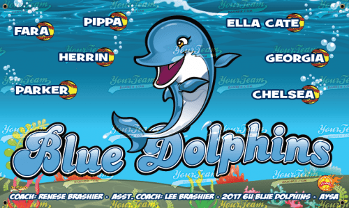 Dolphins, Blue - 305