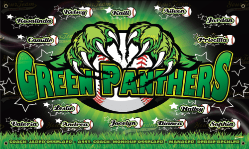 Panthers, Green - 1095