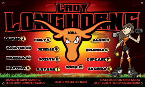 Longhorns, Lady - 985