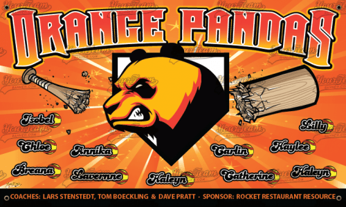 Pandas, Orange - 1080