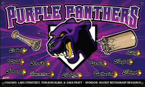 Panthers, Purple - 1124